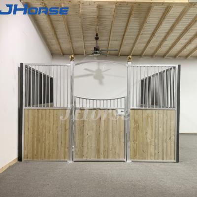 China Bamboo Wood Board Horse Stall Fronts / Horse Stable Steel Build 10ft for sale