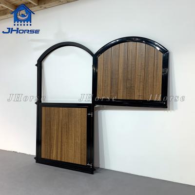 China Hot Dip Galvanized Or Gal Powder Coated Horse Barn Door Brown Weather Resistance for sale