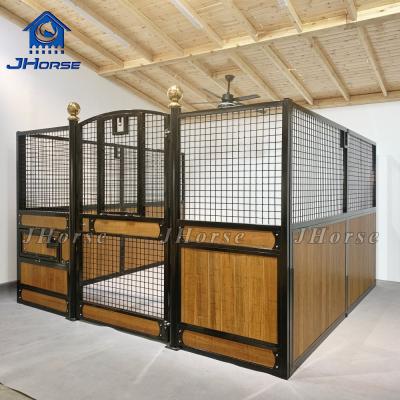 China Customizable Front Type Horse Stable With Standard Sliding Door Included Hardware for sale