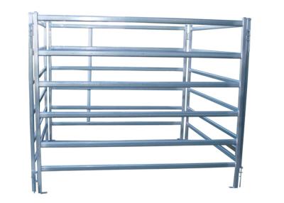 China Feedlot Horse Corral Panels With Gates Clamps Connectors Safety Guarantee for sale