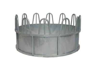 China Efficiently Feeding Galvanised Cattle Feeder , Round Bail Feeder For Adult Cattle for sale