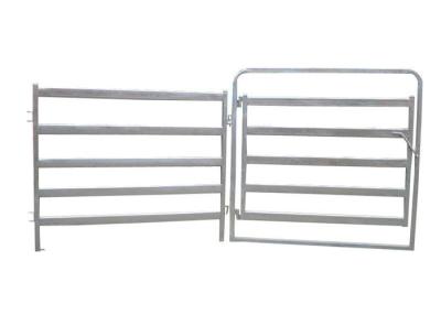 China Rigid Lightweight Farm Cattle Panels Stand Alone Type Green Painting for sale