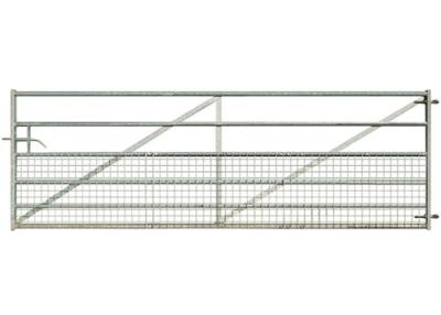 China Hot Dipped Galvanised Field Gates , Adjustable Hinges Heavy Duty Farm Gates for sale
