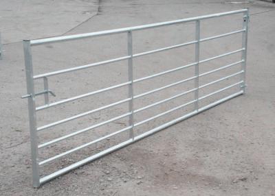 China Livestock Steel Farm Gates Padlockable Sliding Latch Adjustable Hinge for sale