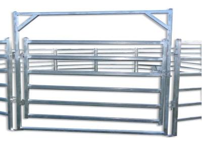 China Fram Stockyard Portable Stock Panels , Welded Steel Heavy Duty Cattle Panels for sale