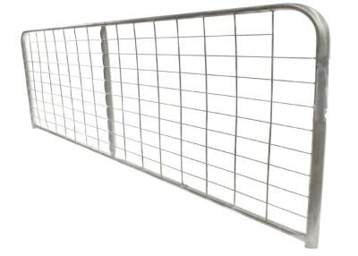 China Easy Install Steel Farm Gates With Hinge Power Coated Surface I Type for sale