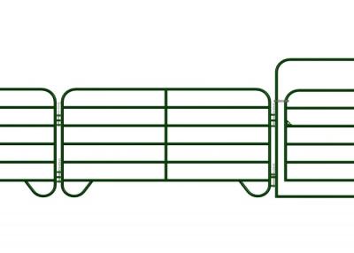 China Heavy Gauge Tube Sheep Yard Panels , High Strength Movable Pipe Cattle Panels for sale