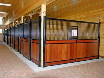 China Free Standing Horse Stable Partitions , Equine Boarding Facilities For Equestrian Center for sale