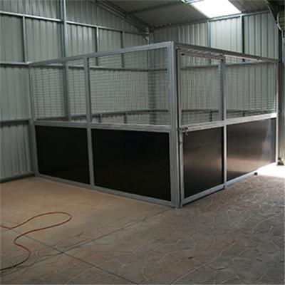 China High Effective Customized Horse Stable Box Horse Stall Indoors With Side Door for sale