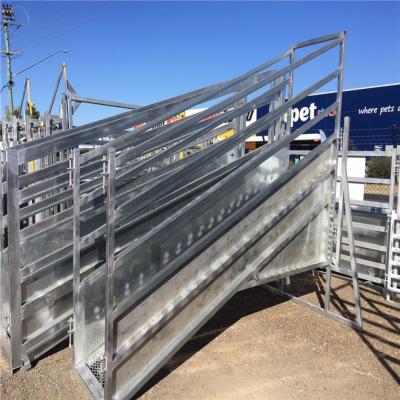 China 3.2 M Fixed Cattle Loading Ramp Portable Cattle Loading Ramp For Sheep Goats Cattle for sale