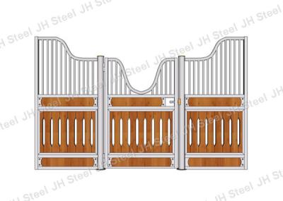 China Wooden Horse Stall Panels Sliding Door Equestrian Horse Stable CE IOS Listed for sale