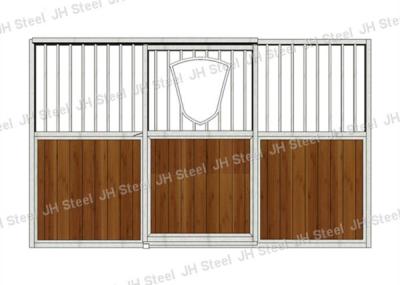 China Sliding Door Horse Stable Box With Accessories Homemade Horse Stables Stall With Wire for sale
