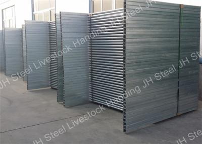 China Hot Dip Galvanized Cattle Yard Panels 40*80mm Oval rail 1.3m tall goat panel for sale