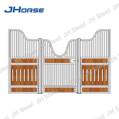 中国 タケ納屋の安定した馬の停止の正面玄関の測定のゲートの設計は放します 販売のため
