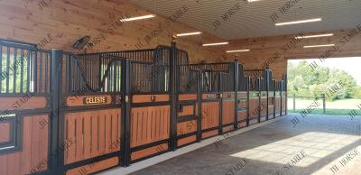 China Internal Equestrian Stable 10ft Horse Stall Fronts Dream Design for sale