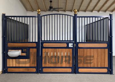 China Budget Friendly European Horse Stalls Galvanized Stainless Material 14 Ft Height for sale