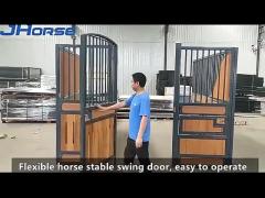European Bamboo Plank Dutch Door Prefab Horse Stall Panels