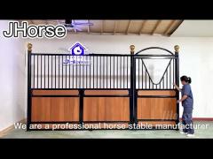 Horse Stable Stall Fronts Door and Side Panels with bamboo wood