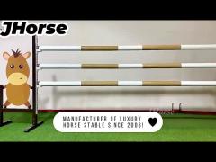 Competition Standard Horse Jumps Equipment Aluminum Material Long Lasting