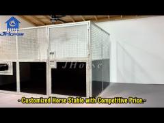 Heavy Duty Bamboo Horse Stall Panels Sliding Door Included Hardware