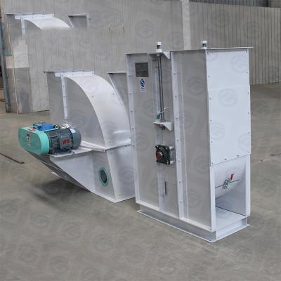 China 30tph Carbon Steel Vertical Grain Bucket Elevator Belt And Bucket Elevator for sale