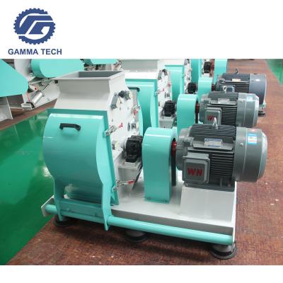 China 3.5mm Straw Crusher Feed Hammer Mill 45KW Poultry Feed Grinder And Mixer for sale