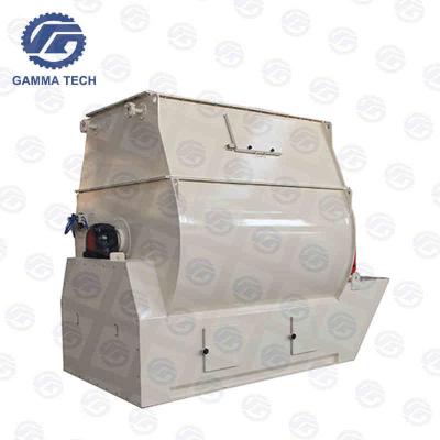 China 250kg/Batch SDHJ Animal Feed Mixer Machine Single Shaft Paddle ISO9001 for sale