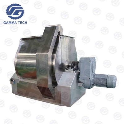 China 100KG/Batch Double Shaft Animal Feed Mixer Machine Feed Mill Machinery for sale