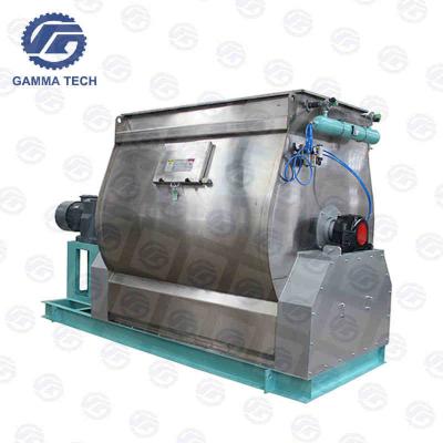 China Evenly Mixing Horizontal Single Shaft Mixer Animal Feed Grinder Machine for sale