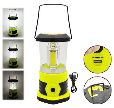 China D14xH26cm COB Outdoor LED Camping Lantern Rechargeable 740g High Powered ABS for sale