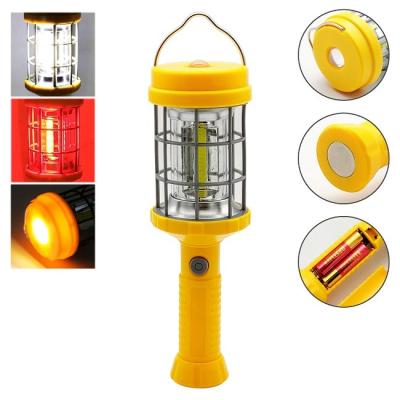 China Handheld Magnetic LED COB Work Light With Top Light ABS Plastic 7.5x7.5x25.5cm for sale