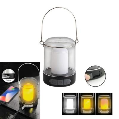China 112x95x128mm Small Camping Lantern Plastic Outdoor Candle Lanterns 200g 33pcs SMD2835 LEDs Pure White for sale