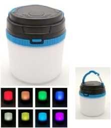 China 7x7x7.1cm 2 In 1 LED Camping Lantern ABS PP Mini Battery Operated Lantern Lights for sale