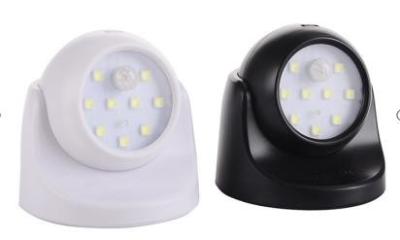 China 360 Deg Free Rotating Cabinet Sensor Light 2W 120lm Pir Under Cabinet Lighting With Motion Sensor for sale