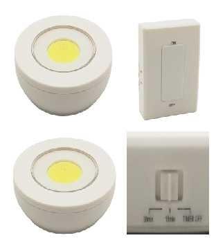 China 9.9X3.3cm Cabinet Sensor Light LED Wardrobe Light Wireless RF Remote Control LED Lights for sale