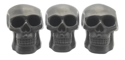 China 7*8.7*8.1cm  Wax Skull LED Gift Light With CR2032 Button Cell Battery à venda