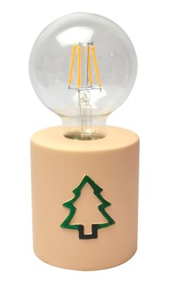 Китай 2AA 570g Светодиодный подарочный светильник с теплой белой лампой из нитей дерева Чистас 8.4*8.4*18 см продается
