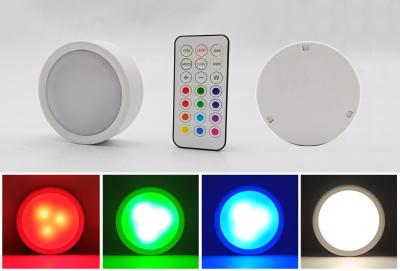 China RGBW Cabinet Sensor Light 3* SMD5050RGB 6*SMD2835 Push On Or Remote Control for sale