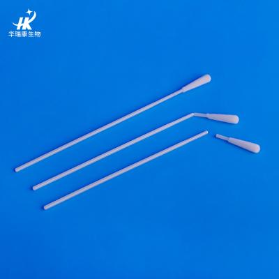 China Medical Disposable Specimen Sterile Nylon Fiber Dna Swabs Flocked Sampling 150mm nasopharyngeal swab for sale