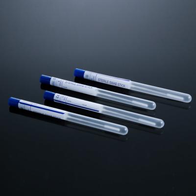 China Nylon Flocked Tip Oropharyngeal Swab Stick ABS Collection And Transport For Viruses for sale