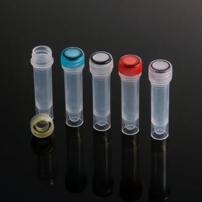 China Huaree Cryovial Tube 1.5ml Medical Grade PP cryogenic vials 1.5 ml for sale
