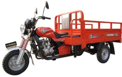 China Fuel Motorized 200CC Cargo Tricycle China Three Wheeler With Light Cargo Box for sale