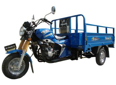 China Blue Fuel Motor 150CC Cargo Tricycle With Round Headlight Load 800kg for sale