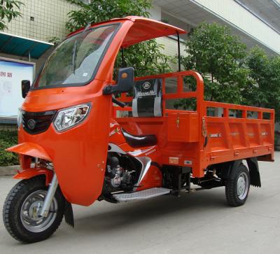 China Gasoline 200CC Cargo Tricycle / Chinese Cargo Trike With Open Driver Cabin for sale