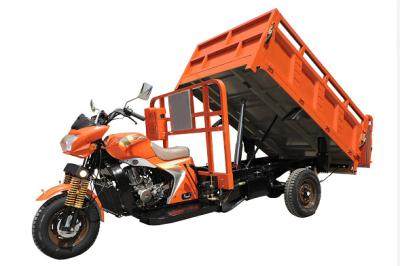 China Automatic Lifting 250CC Cargo Tricycle , Chinese 3 Wheel Motorcycle Double Rear Wheels for sale