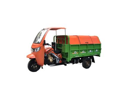 China Gasoline 250CC Cargo Tricycle For Waste Collection , Automatic Lifting System for sale