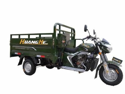 China Army 200CC Cargo Tricycle , Fuel Three Wheeler Cargo for Merchants and Farmers for sale