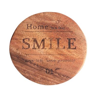 China Wooden Table Accessories Teapot Coasters Mat Kitchen Placemat Bowl Insulation Pads Cup Coaster Tea Coffee Cup Coaster Creative Viable for sale