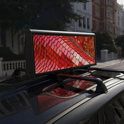 China P2.5 Taxi Roof LED Display Outdoor RGB Full Color Double Sided Taxi Roof Advertising for sale