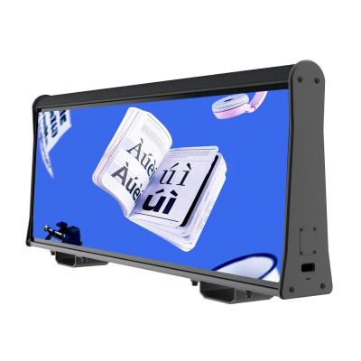 China Outdoor Moving P2.5mm IP65 Taxi Top LED Sign Cabs Digital Signage for sale